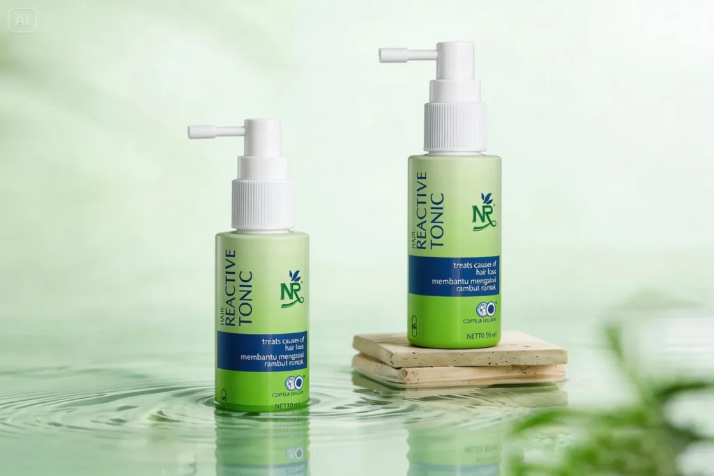 Cara Pakai Hair Tonic NR Reaktive Tonic
